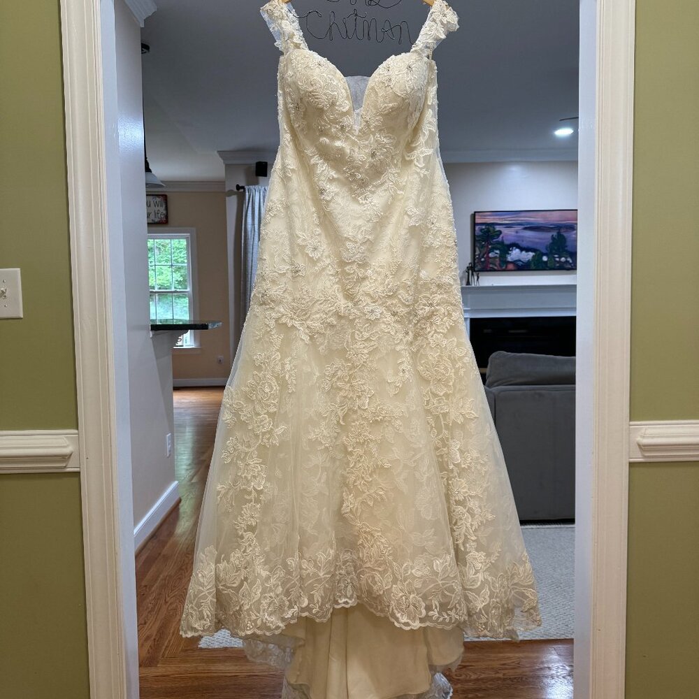 Casablanca Wedding Dress (Size 22, Style 2376C) -- Curvy Collection